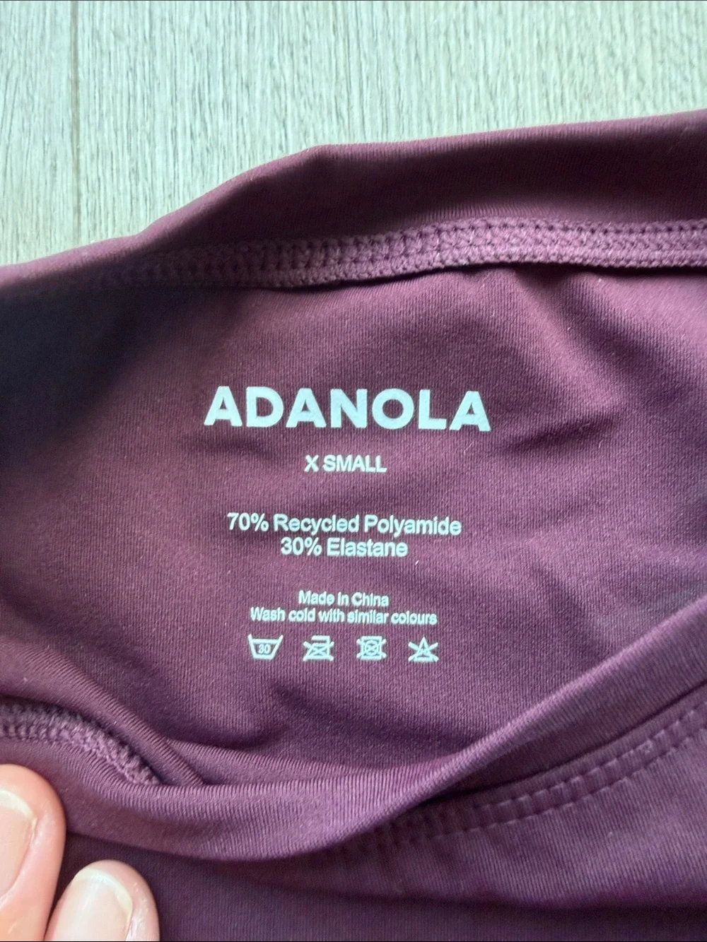 Adanola Women's ultimate short sleeve top - dark cherry
